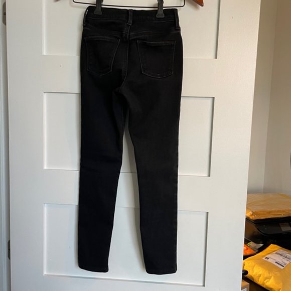 Old Navy Ballerina Jeggings Jeans Black Size 10 - Picture 2 of 5